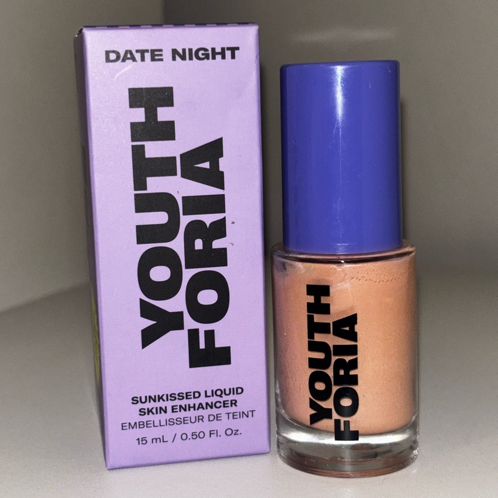 Youth Foria Date Night Sunkissed Liquid Highlighter - Peach
